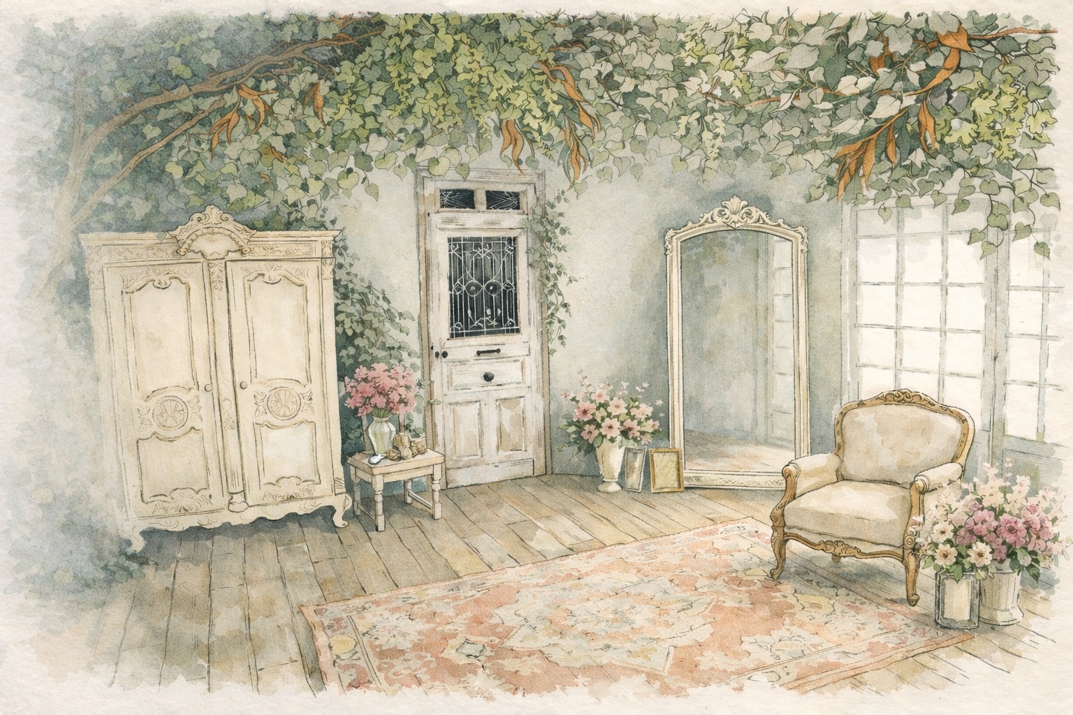 アンティーク家具に囲まれた 物語のようなフォトスタジオが誕生します